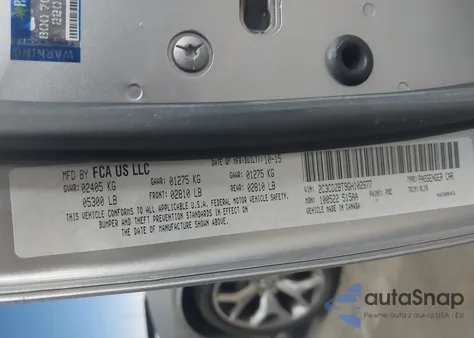 2016 Dodge Challenger R/T Plus z USA, uszkodzony, nr VIN 2C3CDZBT9GH102677